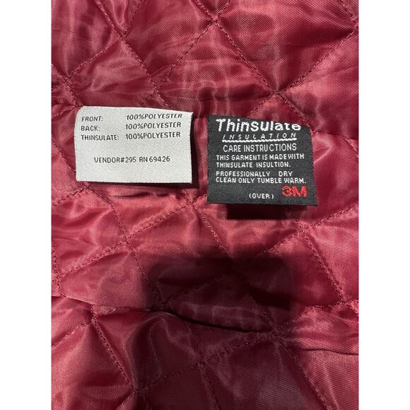 Vintage Pelle Studio Black Leather Belted Jacket M Thinsulate Liner Mob Wife - Picture 9 of 9